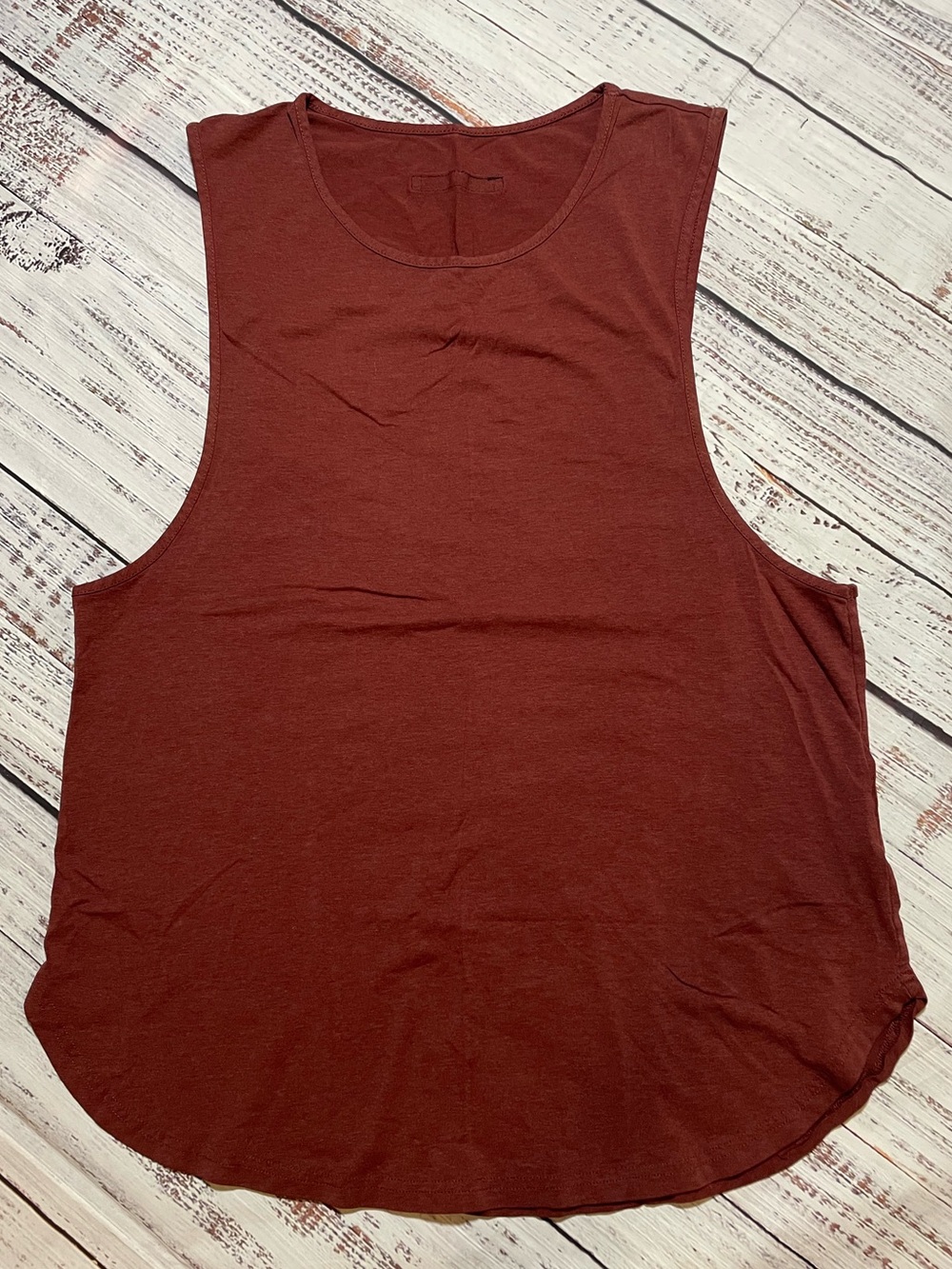 Alphalete activewear brownish maroon tank top. Size M.